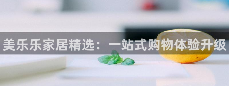 龙八国际官网客户服务：美乐乐家居精选：一站式购物体验升级