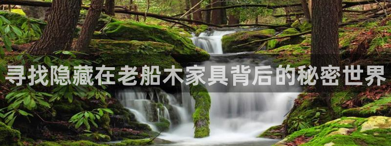 手机版龙八国际：寻找隐藏在老船木家具背后的秘密世界